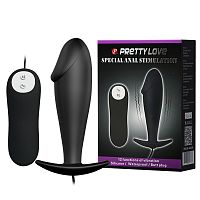 Анальная втулка с вибрацией Pretty Love Special Anal Stimulation