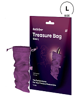 Мешочек для хранения секс игрушек фиолетовый Treasure Bag, L Satisfyer 