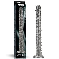 Нереалистичный вибратор Vibrax Slider 40 см