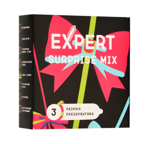 Презервативы EXPERT Surprise Mix (3 шт)