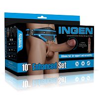 Фаллопротез на ремнях Ingen 9'' Enhanced Set L/XL/2XL
