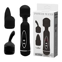 Вибромассажер с дополнительными насадками Baile Power Wand 