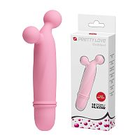 Мини-вибратор оригинальной формы Pretty Love Goddard нежно-розовый