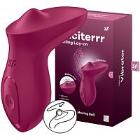 Клиторальный вибростимулятор Satisfyer Exciterrr бордовый