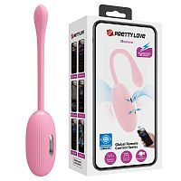 Перезаряжаемое виброяйцо с электростимуляцией Pretty Love Doreen