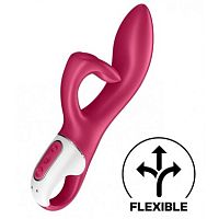 Вибратор-кролик для точки G малиновый Satisfyer Embrace Me