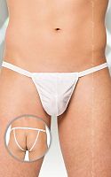 Стринги мужские с открытой задней частью белые SoftLine Collection, S/L
