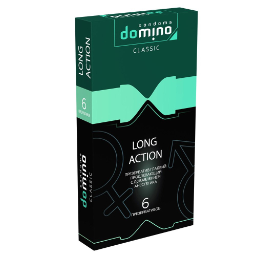 Презервативы DOMINO CLASSIC Long action (6 шт) Презервативы DOMINO CLASSIC Long action (6 шт)