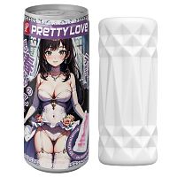 Мастурбатор с рельефом в банке Pretty Love