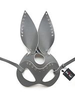 Маска Зайчика из экокожи с люверсами серая Erotoys Fetish line, Ero-96g