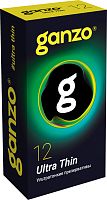 Презервативы ультратонкие Ganzo Ultra thin (12 шт)