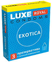 Точечные презервативы LUXE ROYAL Exotica 3 шт