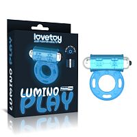 Эрекционное виброкольцо светящееся в темноте Lumino Play Vibrating Penis Ring