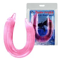 Двойной фаллоимитатор Baile Double Dolphin 