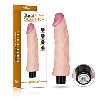 Реалистичный вибратор REAL SOFTEE 20 см