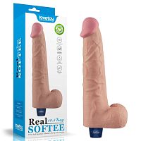 Реалистичный вибратор REAL SOFTEE 27 см