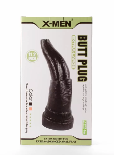Анальная втулка хобот X-MEN Butt Plug 27 см