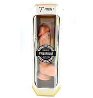 Фаллоимитатор Premium Real Skin Model 1 "7" 17,8 см