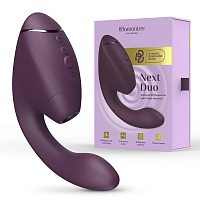 Бесконтактный клиторальный стимулятор Womanizer Next Duo, фиолетовый
