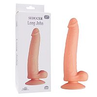 Реалистичный фаллоимитатор Seducer - Long John 23 см