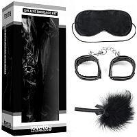 Набор для ролевых игр Deluxe Bondage Kit (наручники, тиклер, маска на глаза)