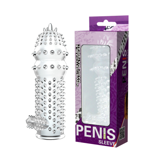 Рельефная стимулирующая насадка на пенис Baile Penis Sleeve