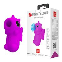 Мини-вибратор на палец с пульсацией Pretty Love Magic Unicorn