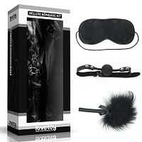 Набор для ролевых игр Deluxe Bondage Kit (маска, кляп, тиклер)