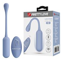 Виброяйцо вытянутое Pretty Love Lechies голубое