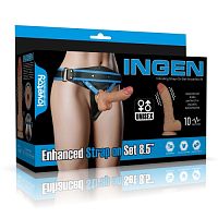 Страпон с вибрацией Ingen 22 см L/XL/XXL