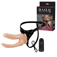 Двойной страпон с вибрацией Baile