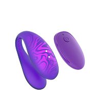 Парный вибромассажер TWIN+  Purple с управлением через приложение