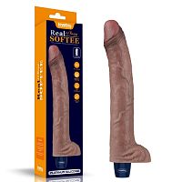Реалистичный вибратор REAL SOFTEE 27 см