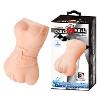Реалистичный мастурбатор вагина самосмазывающийся Crazy Bull Jane