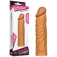 Удлиняющая насадка на пенис мулат X-Tender Penis Sleeve + 5 см