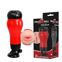 Мастурбатор ротик в колбе Crazy bull Maurice
