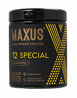 Точечно-ребристые презервативы MAXUS Special X-Edition 12 шт