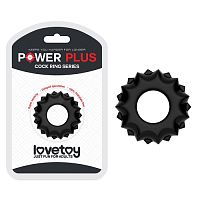Эрекционное кольцо Черное POWER PLUS (1 штука)